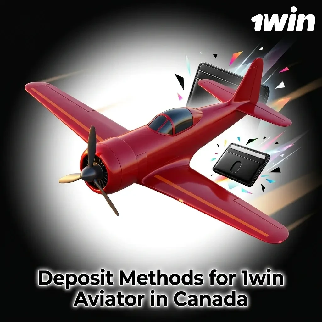 1win Aviator deposit methods for Canadian players including Interac, Visa, Bitcoin, Skrill, and Apple Pay